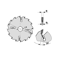 Pil. kotouč HW 400x4,0/2,8x30 5394.1 24+4 FZ