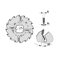 Pil. kotouč HW 400x4,0/2,8x80 5394.1 24+4