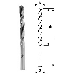 FISCH Vrták spirálový 11x 70/110 HSS