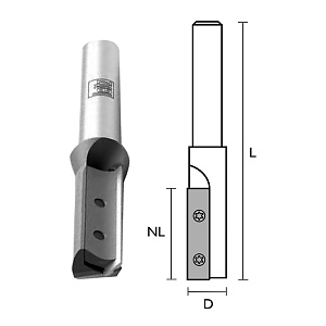 Fréza stopková V-drážka 68° 29x15/90 st.12x58, Z1 HW-VBD, RH