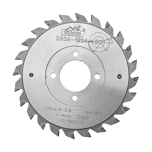 Předřezový kot. DIA - skládaný 120x2,8-3,6x57/30 5373.1 12+12 FZ - system DIMAR