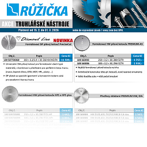 Akce Truhlářské nástroje