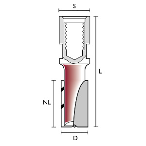 Fréza drážkovací TM 2035xM12 Z2